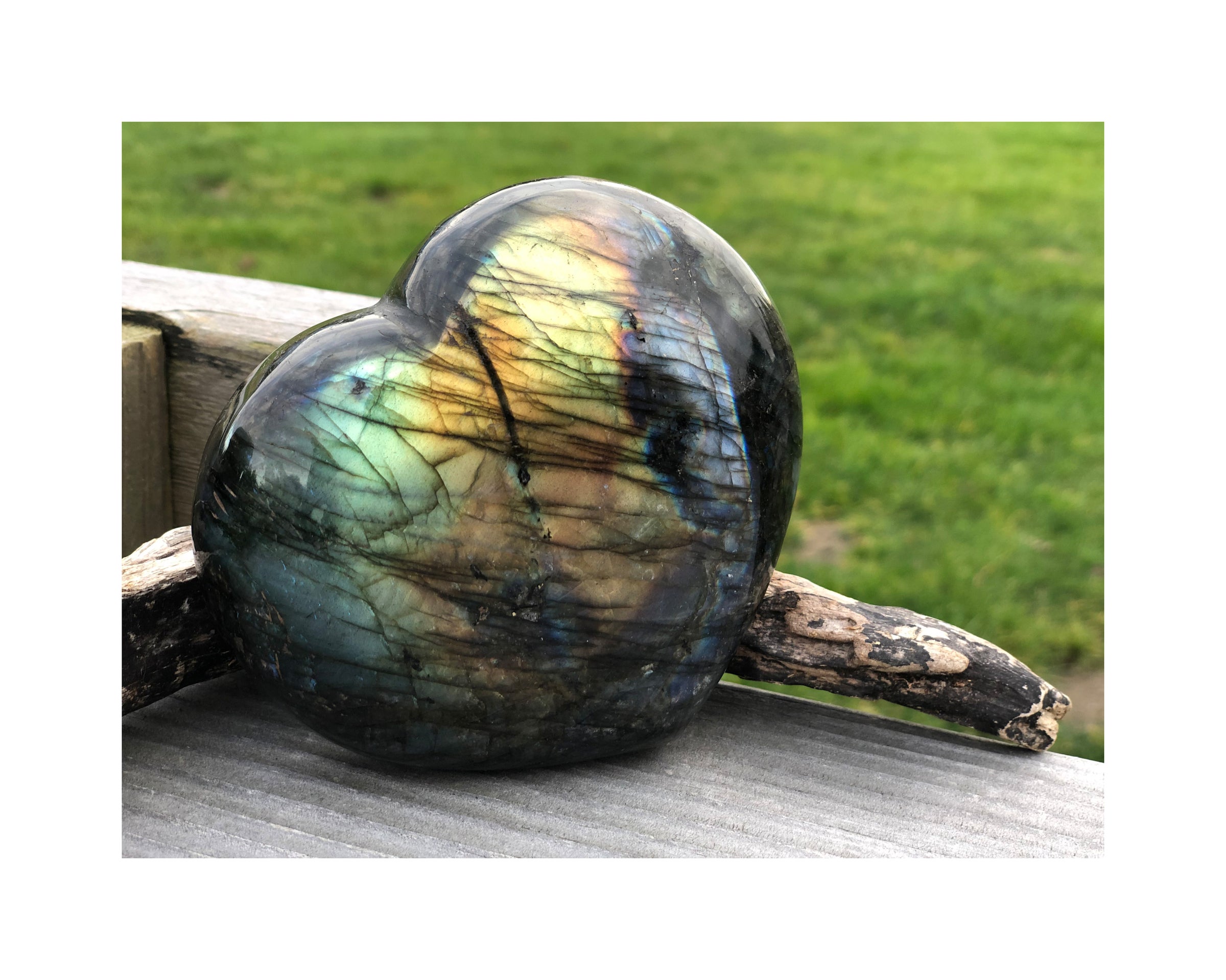 Large Labradorite Heart | Snow Moon Creations